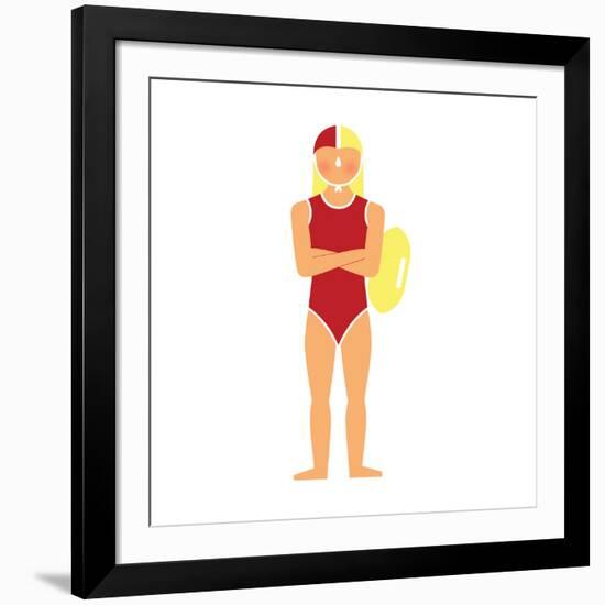 Cal from Big Sur-Tosh-Framed Art Print