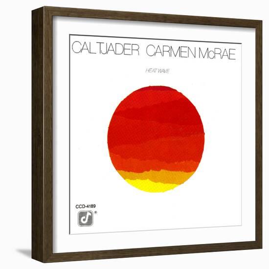 Cal Tjader and Carmen McRae - Heat Wave-null-Framed Art Print