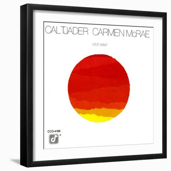 Cal Tjader and Carmen McRae - Heat Wave-null-Framed Art Print