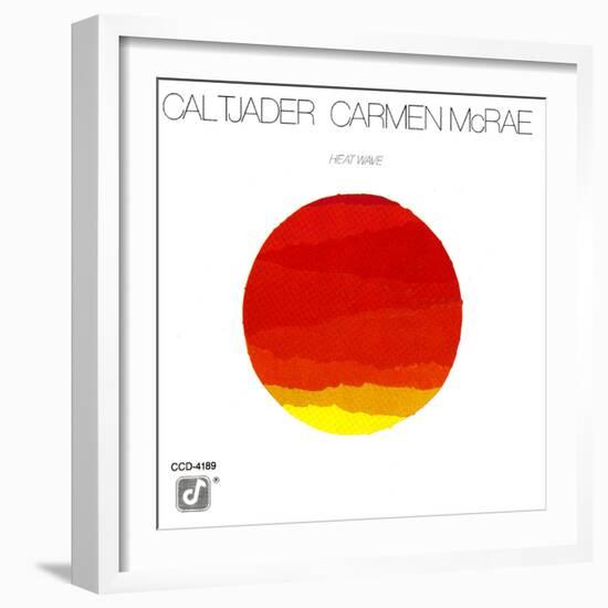 Cal Tjader and Carmen McRae - Heat Wave-null-Framed Art Print