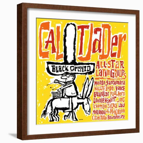 Cal Tjader - Black Orchid-null-Framed Art Print