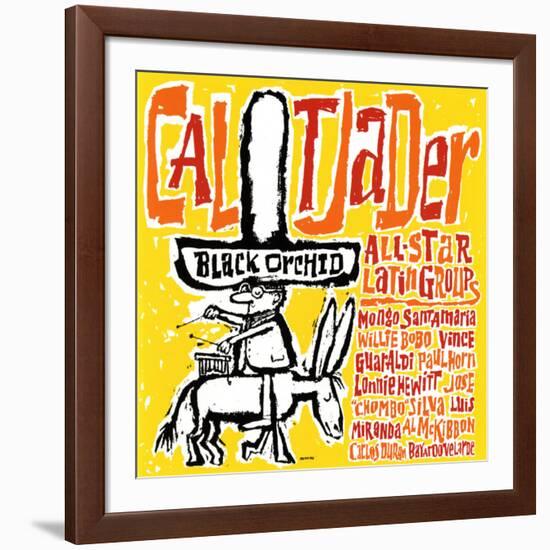 Cal Tjader - Black Orchid-null-Framed Art Print