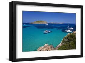 Cala Comte, Island of Ibiza, Balearic Islands, Spain-null-Framed Art Print