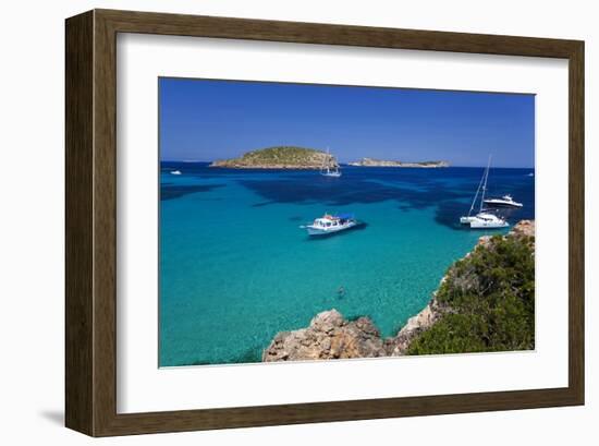 Cala Comte, Island of Ibiza, Balearic Islands, Spain-null-Framed Art Print