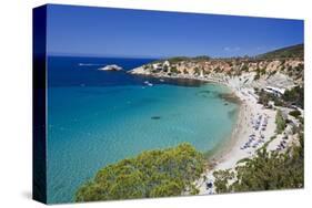 Cala d'Hort near Sant Josep de sa Talaia, Island of Ibiza, Balearic Islands, Spain-null-Stretched Canvas