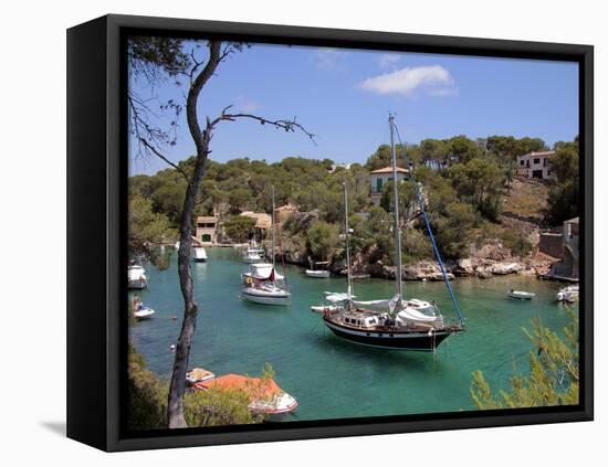 Cala Figuera, Mallorca, Balearic Islands, Spain, Mediterranean, Europe-Hans Peter Merten-Framed Stretched Canvas