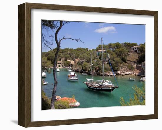 Cala Figuera, Mallorca, Balearic Islands, Spain, Mediterranean, Europe-Hans Peter Merten-Framed Photographic Print