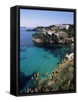 Cala Fornels, Palma, Majorca, Balearic Islands, Spain, Mediterranean-Tom Teegan-Framed Stretched Canvas