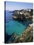 Cala Fornels, Palma, Majorca, Balearic Islands, Spain, Mediterranean-Tom Teegan-Stretched Canvas