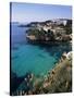 Cala Fornels, Palma, Majorca, Balearic Islands, Spain, Mediterranean-Tom Teegan-Stretched Canvas