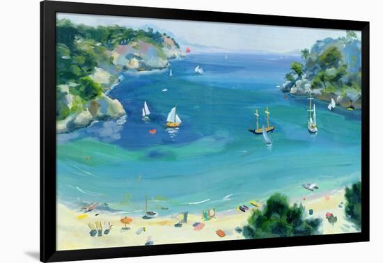 Cala Galdana, Minorca, 1979-Anne Durham-Framed Giclee Print