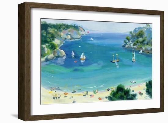 Cala Galdana, Minorca, 1979-Anne Durham-Framed Giclee Print