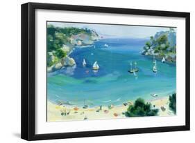 Cala Galdana, Minorca, 1979-Anne Durham-Framed Giclee Print