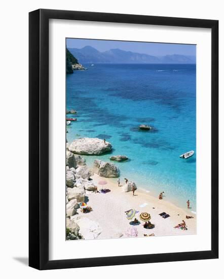 Cala Goloritze, Cala Gonone, Golfe Di Orosei (Orosei Gulf), Island of Sardinia, Italy-Bruno Morandi-Framed Photographic Print