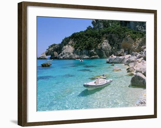 Cala Goloritze, Cala Gonone, Golfe Di Orosei (Orosei Gulf), Island of Sardinia, Italy-Bruno Morandi-Framed Photographic Print