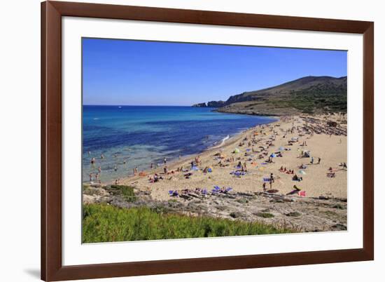 Cala Mesquida near Capdepera, Majorca, Balearic Islands, Spain, Mediterranean, Europe-Hans-Peter Merten-Framed Photographic Print