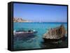 Cala Rossa, Trapani, Favignana Island, Sicily, Italy, Mediterranean, Europe-Vincenzo Lombardo-Framed Stretched Canvas