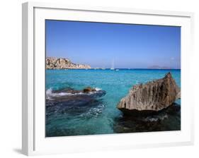 Cala Rossa, Trapani, Favignana Island, Sicily, Italy, Mediterranean, Europe-Vincenzo Lombardo-Framed Photographic Print
