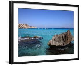 Cala Rossa, Trapani, Favignana Island, Sicily, Italy, Mediterranean, Europe-Vincenzo Lombardo-Framed Photographic Print