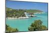 Cala San Felice bay with Architiello di San Felice rock arch, Gargano, Foggia Province, Puglia, Ita-Markus Lange-Mounted Photographic Print