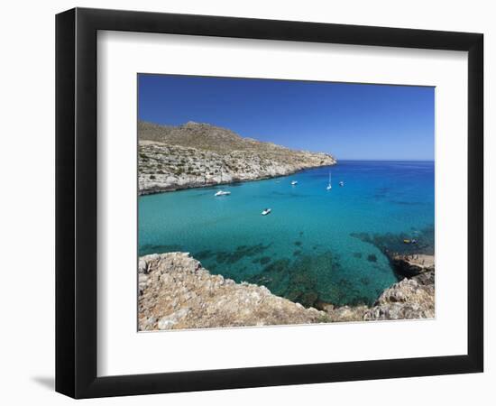 Cala San Vincente (Cala Sant Vicenc), Mallorca (Majorca), Balearic Islands, Spain, Mediterranean, E-Stuart Black-Framed Photographic Print