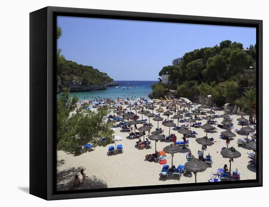 Cala Santanyi, Mallorca (Majorca), Balearic Islands, Spain, Mediterranean, Europe-Stuart Black-Framed Stretched Canvas