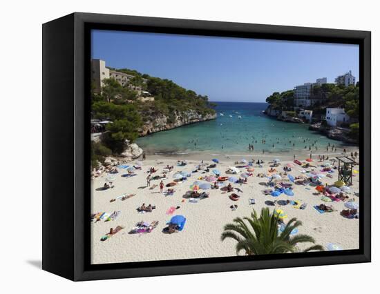 Cala Santanyi, Mallorca (Majorca), Balearic Islands, Spain, Mediterranean, Europe-Stuart Black-Framed Stretched Canvas