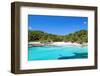 Cala Turqueta Beach in Sunny Day, Menorca Island, Spain.-tuulijumala-Framed Photographic Print