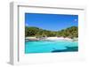 Cala Turqueta Beach in Sunny Day, Menorca Island, Spain.-tuulijumala-Framed Photographic Print