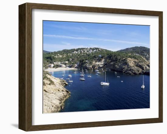 Cala Vedella, Ibiza, Balearic Islands, Spain, Mediterranean-Hans Peter Merten-Framed Photographic Print