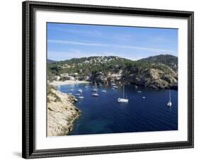 Cala Vedella, Ibiza, Balearic Islands, Spain, Mediterranean-Hans Peter Merten-Framed Photographic Print