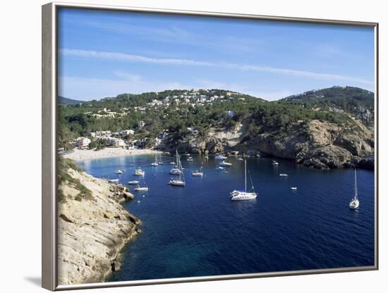 Cala Vedella, Ibiza, Balearic Islands, Spain, Mediterranean-Hans Peter Merten-Framed Photographic Print