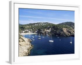 Cala Vedella, Ibiza, Balearic Islands, Spain, Mediterranean-Hans Peter Merten-Framed Photographic Print