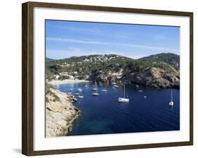 Cala Vedella, Ibiza, Balearic Islands, Spain, Mediterranean-Hans Peter Merten-Framed Photographic Print