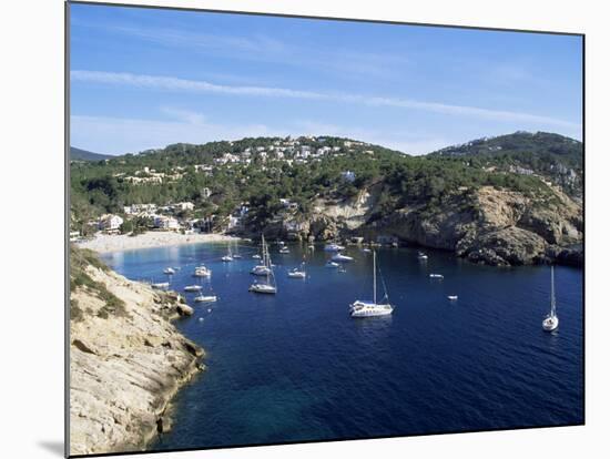 Cala Vedella, Ibiza, Balearic Islands, Spain, Mediterranean-Hans Peter Merten-Mounted Photographic Print