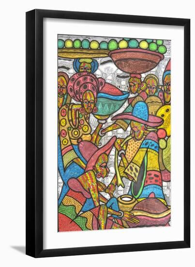 Calabash Market-Muktair Oladoja-Framed Premium Giclee Print