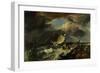 Calais Pier, with French Fishermen Preparing for Sea: an English Packet Arriving-J. M. W. Turner-Framed Giclee Print