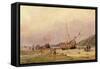 Calais Sands, 1831-Francois Louis Thomas Francia-Framed Stretched Canvas