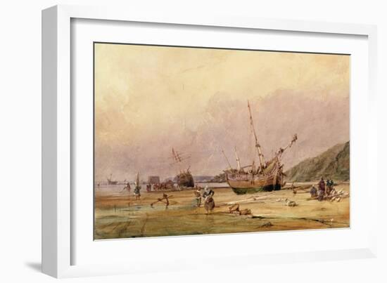 Calais Sands, 1831-Francois Louis Thomas Francia-Framed Giclee Print