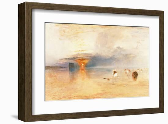 Calais Sands at Low Water, 1830-J M W Turner-Framed Giclee Print