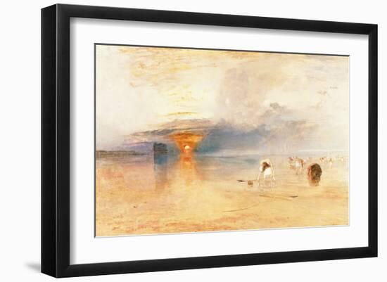 Calais Sands at Low Water, 1830-J M W Turner-Framed Giclee Print