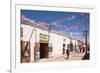 Calama Street Decorated with Streamers for September 18 Independence Day Holiday, San Pedro, Chile-Kimberly Walker-Framed Photographic Print