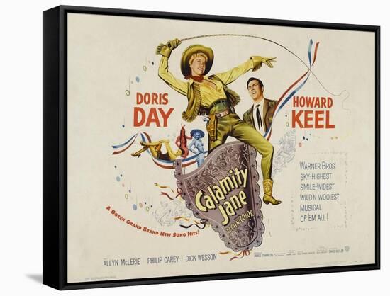 Calamity Jane, 1953, Directed by David Butler-null-Framed Stretched Canvas