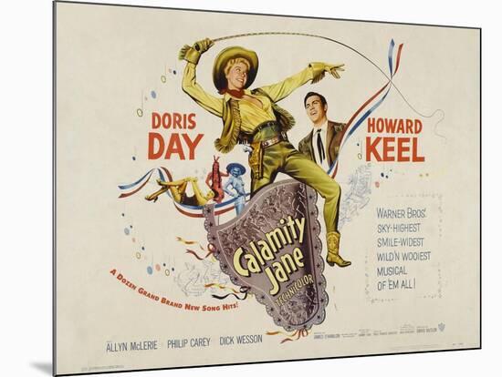 Calamity Jane, 1953, Directed by David Butler-null-Mounted Giclee Print