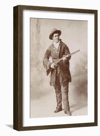 Calamity Jane, American Frontierswoman-Science Source-Framed Giclee Print