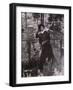 Calamity Jane at the Grave of Buffalo Bill in 1900-null-Framed Photo