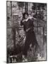 Calamity Jane at the Grave of Buffalo Bill in 1900-null-Mounted Photo