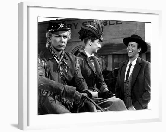 Calamity Jane, Doris Day, Allyn Ann McLerie, Howard Keel, 1953-null-Framed Photo