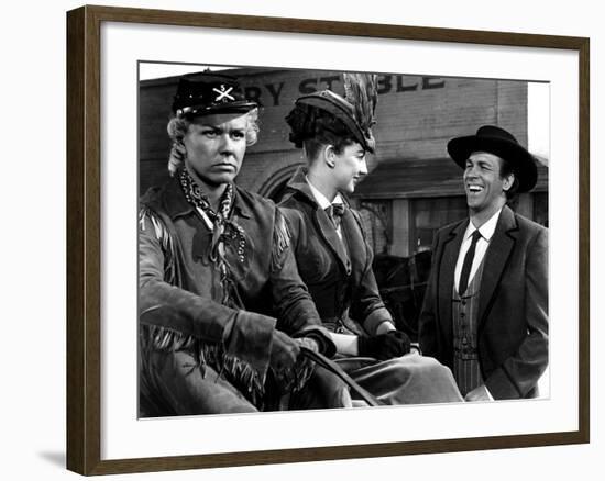 Calamity Jane, Doris Day, Allyn Ann McLerie, Howard Keel, 1953-null-Framed Photo