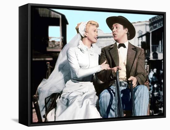 Calamity Jane, Doris Day, Howard Keel, 1953-null-Framed Stretched Canvas